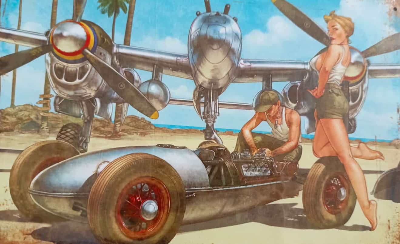 Chicas y aviones WWII-23